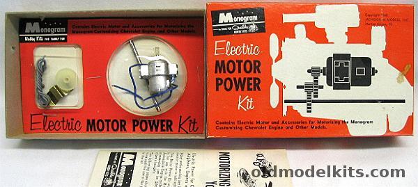 Monogram Electric Motor Power Kit, AK100 98 plastic model kit